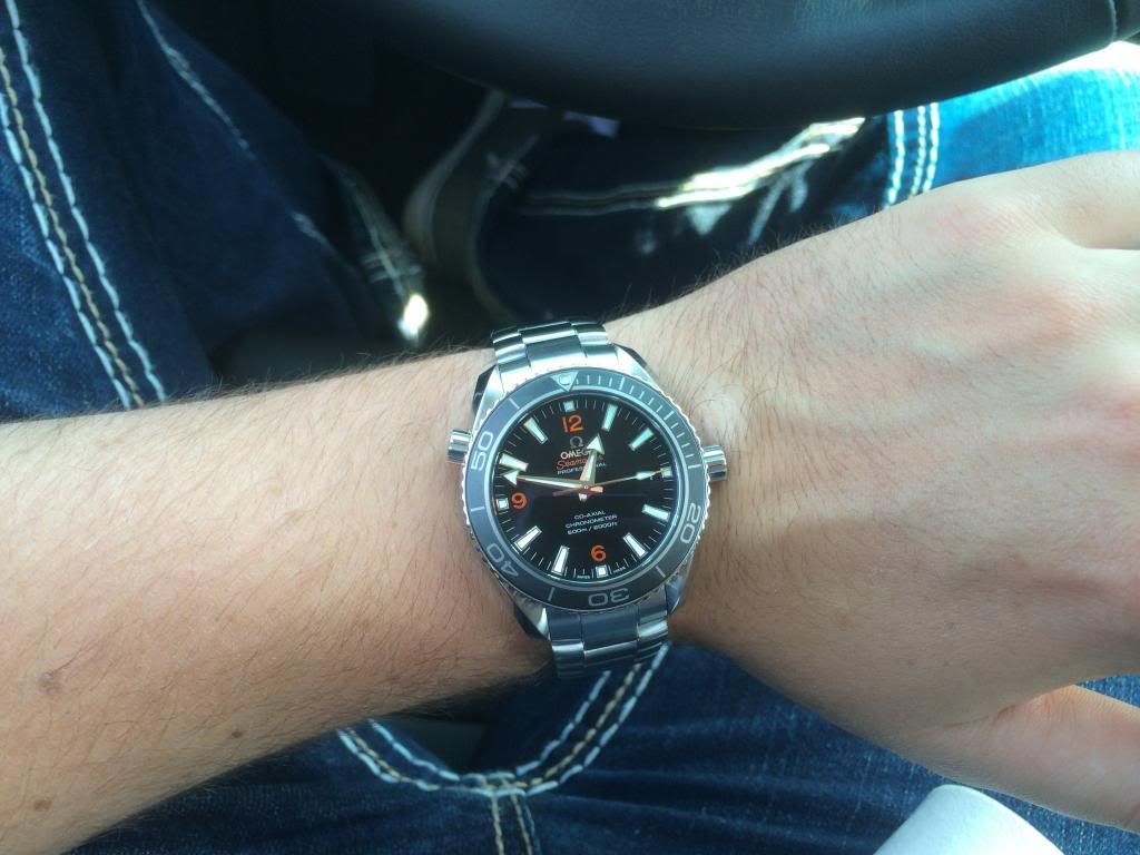 Omega planet ocean on wrist sale